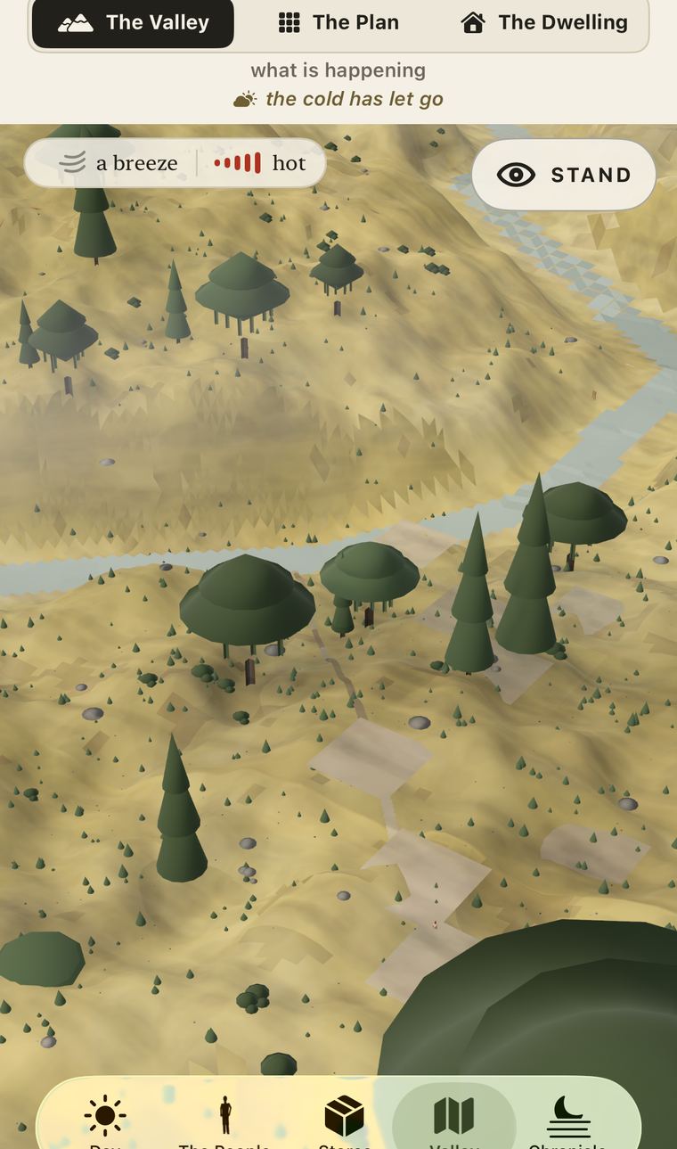 The West African savanna: dry gold grass and scattered trees
